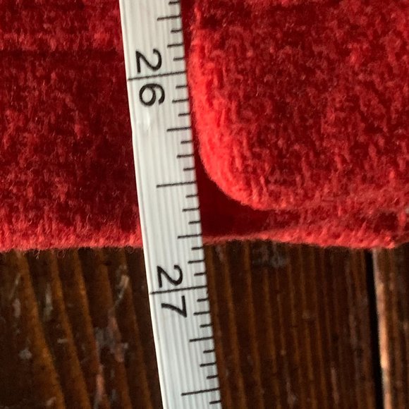 J. CREW WOMENS RED PEACOAT GOLD BUTTONS - Picture 13 of 14